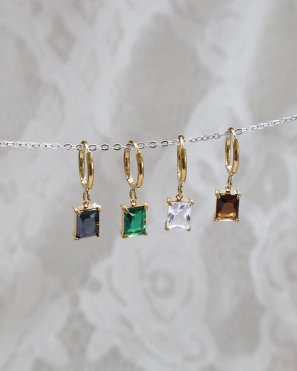 Ivy Hoops - Coffee KatyB Jewellery
