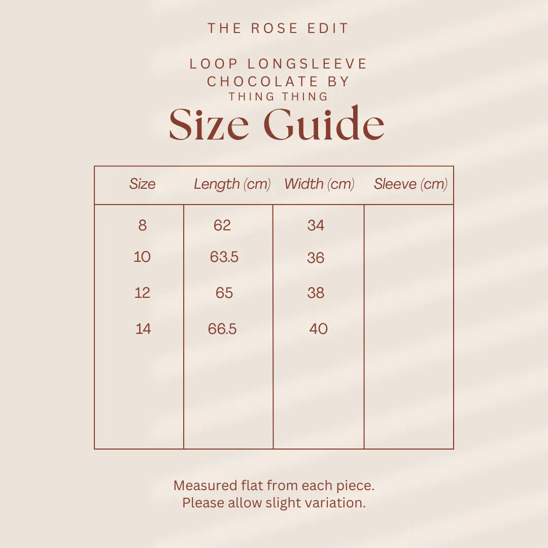 Loop Chocolate Ribbed LS Knit Top - The Rose Edit