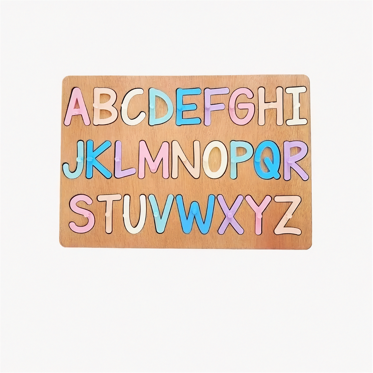 Uppercase Alphabet Puzzle - Pastels Lulo