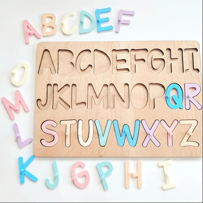 Uppercase Alphabet Puzzle - Pastels Lulo