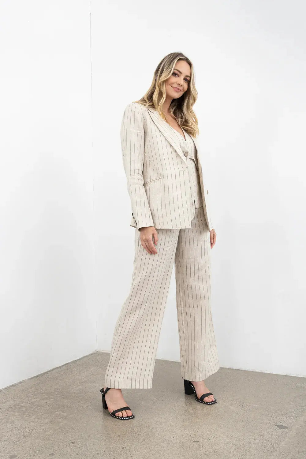 Summer Tate Pant - Natural Stripe Mimoso