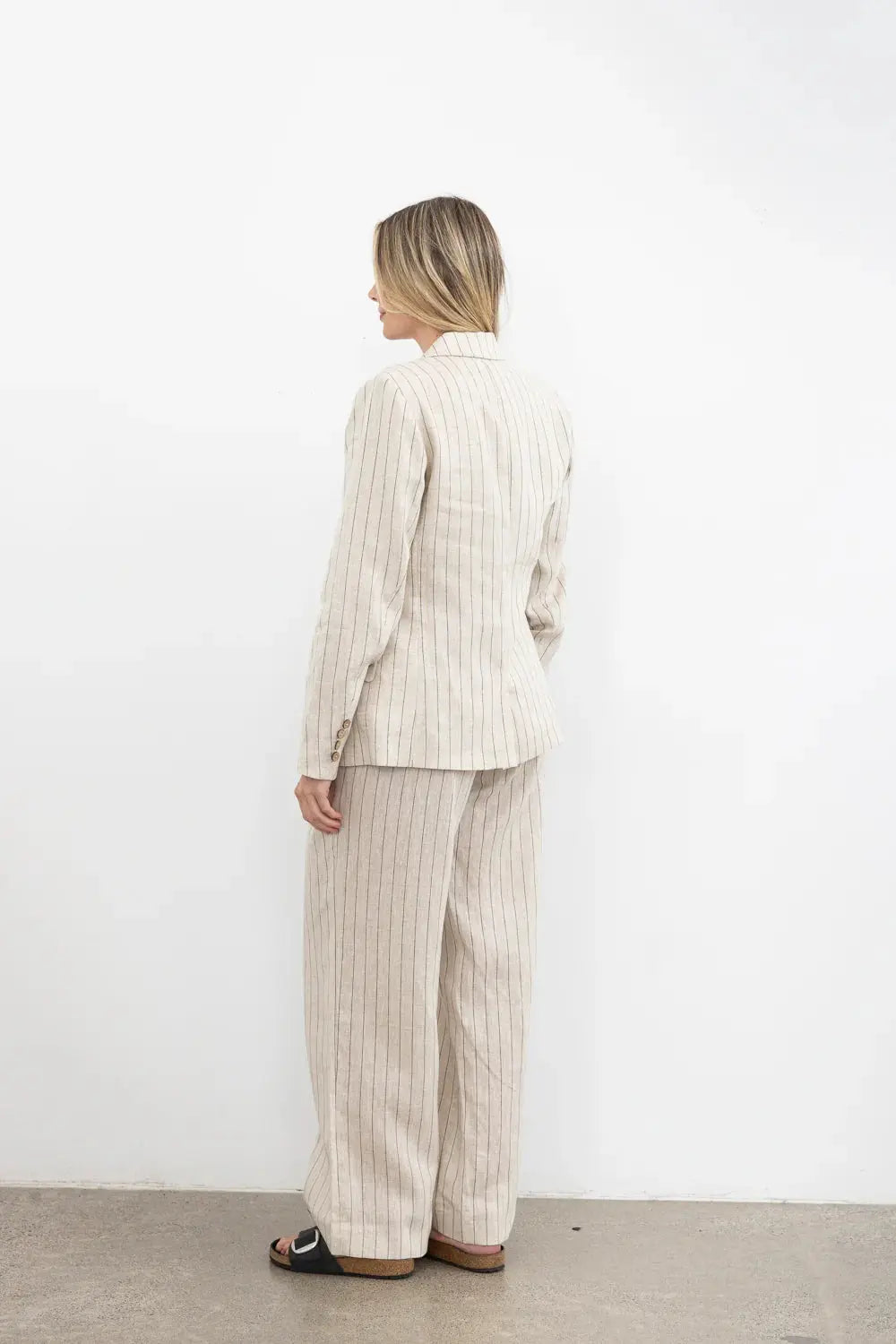 Summer Tate Pant - Natural Stripe Mimoso