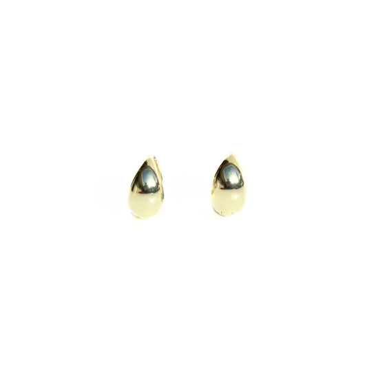 Tear Drop Gold Earrings
