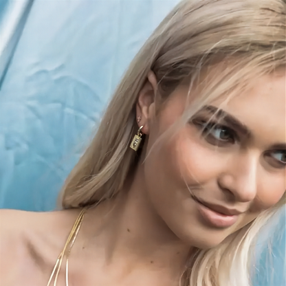 Dewdrop Sleeper Earrings - Gold Queen of the Foxes