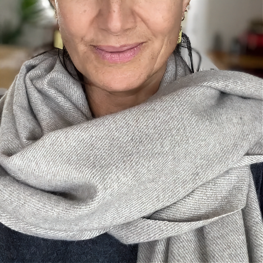Simple Scarf - Taupe Queen of the Foxes