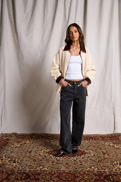 Rory Barn Jacket - Chalk Silent Theory