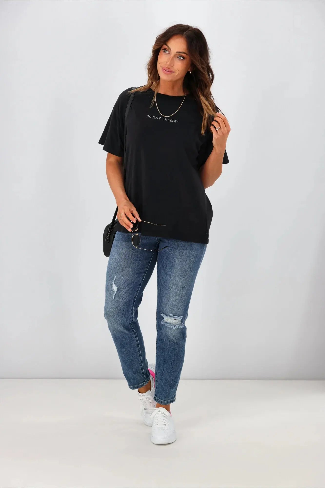 Logo Tee | Washed Black Silent Theory