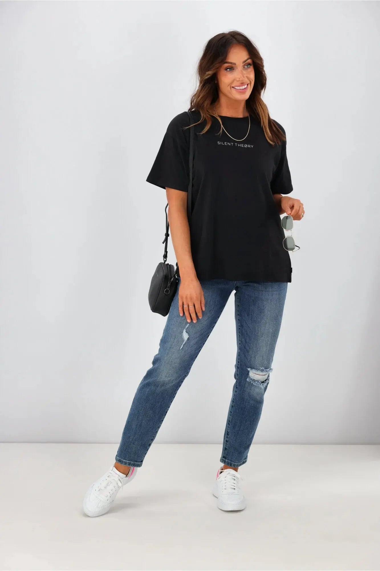 Logo Tee | Washed Black Silent Theory