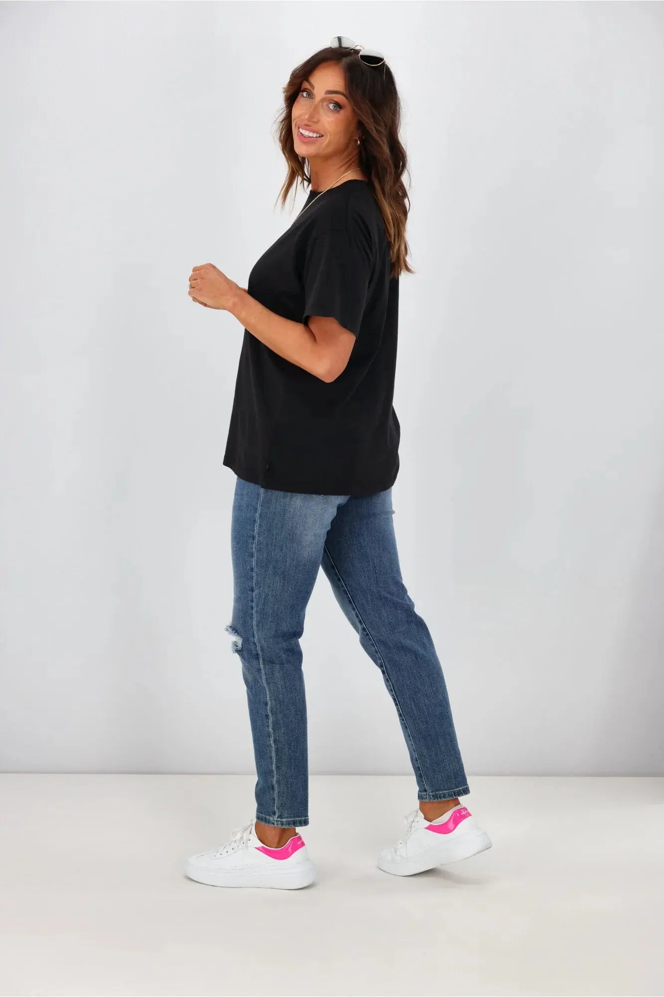 Logo Tee | Washed Black Silent Theory