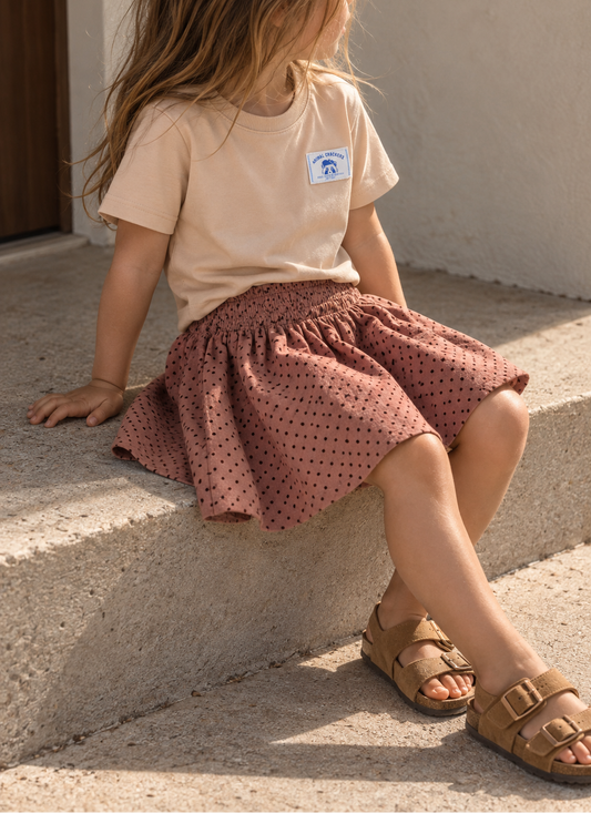 Raffi Tee and Paddock Skirt set styled on child