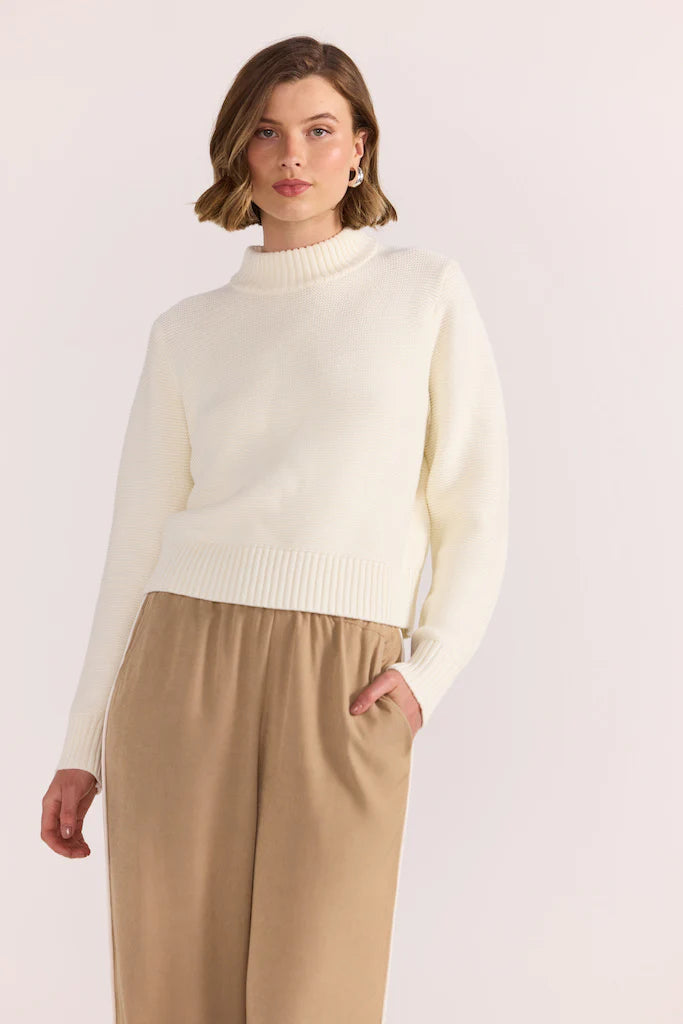 Peyton Jumper – White Knit