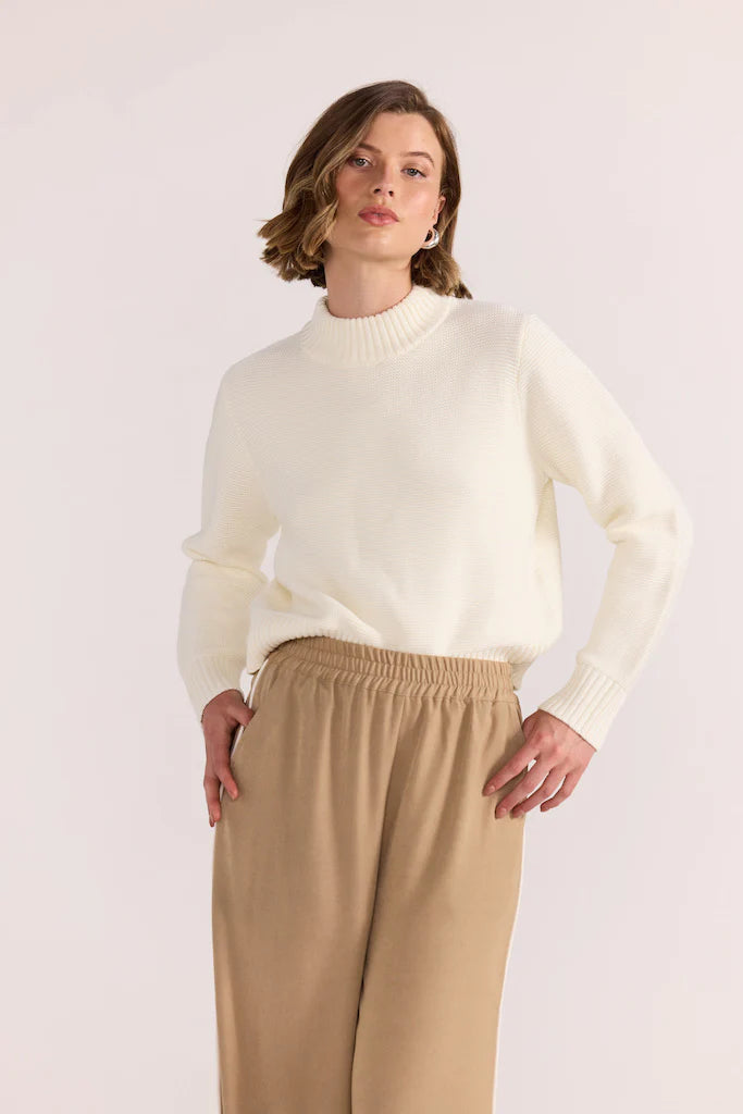Peyton Jumper – White Knit