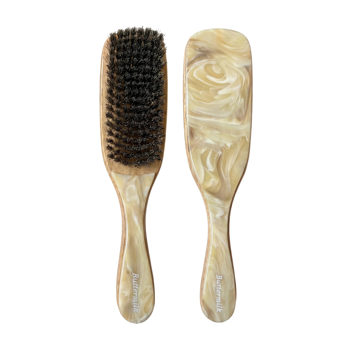 Benny Boar Bristle Brush in Buttercream Buttermilk