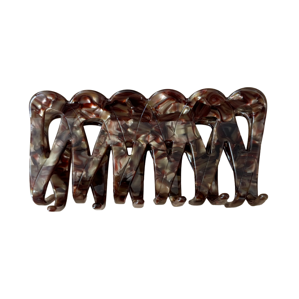 Weina Claw Clip in Toasted Buttermilk