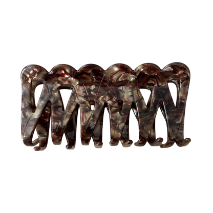 Weina Claw Clip in Toasted Buttermilk