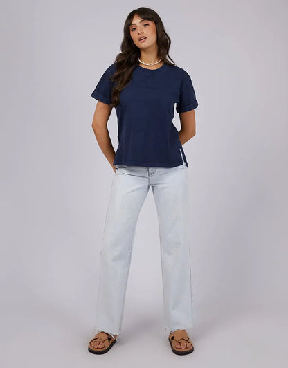 AAE Washed Tee - Navy All About Eve