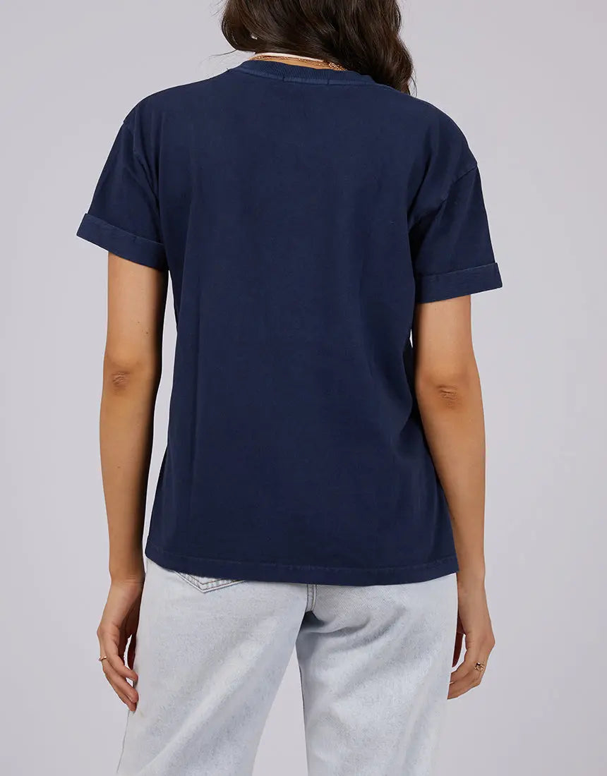AAE Washed Tee - Navy All About Eve