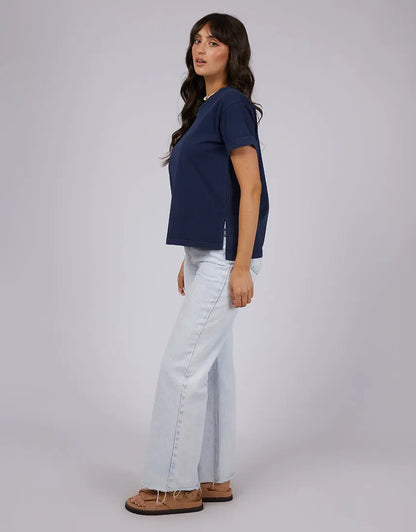 AAE Washed Tee - Navy All About Eve