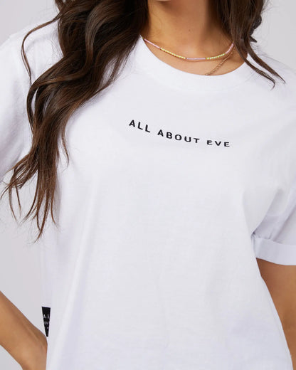 AAE Washed Tee - White All About Eve