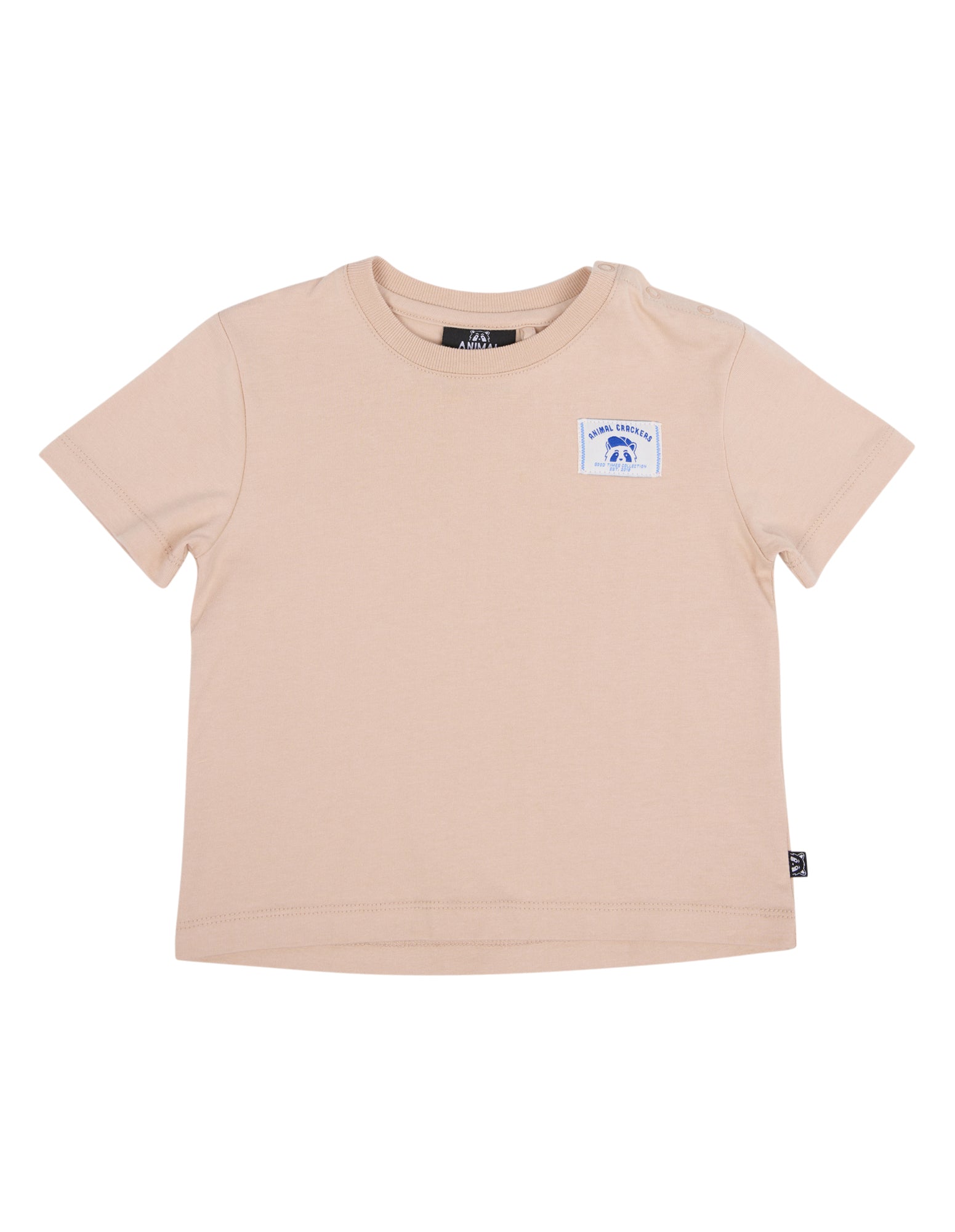 Basic Raffi Tee - Tan Animal Crackers
