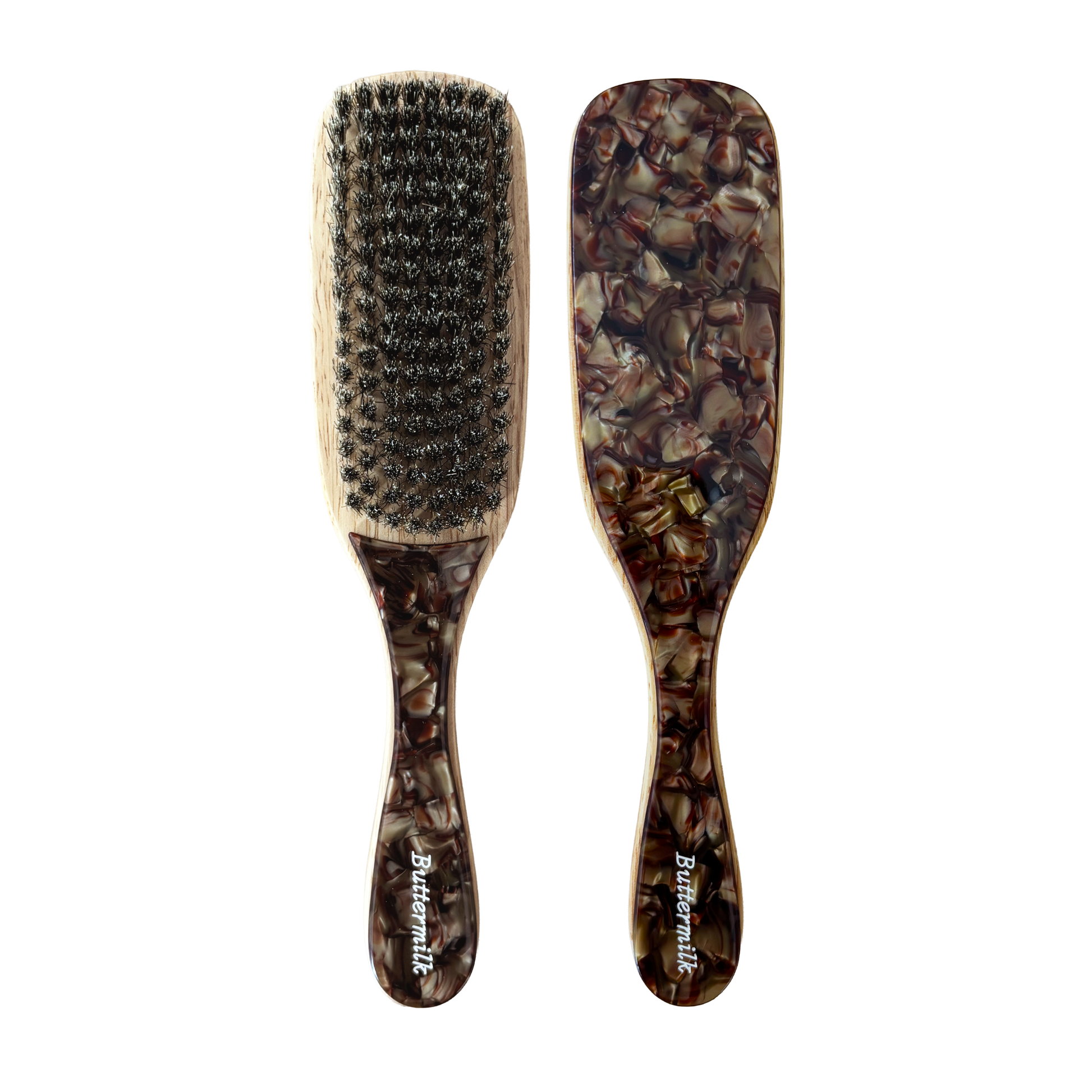 Buttermilk Benny Boar Bristle Brush Toasted - The Rose Edit