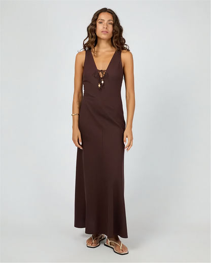 Lenni Maxi Dress - Chocolate Silent Theory