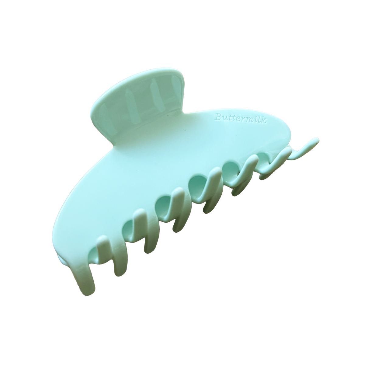 Buttermilk Elle Claw Clip in Honeydew - The Rose Edit