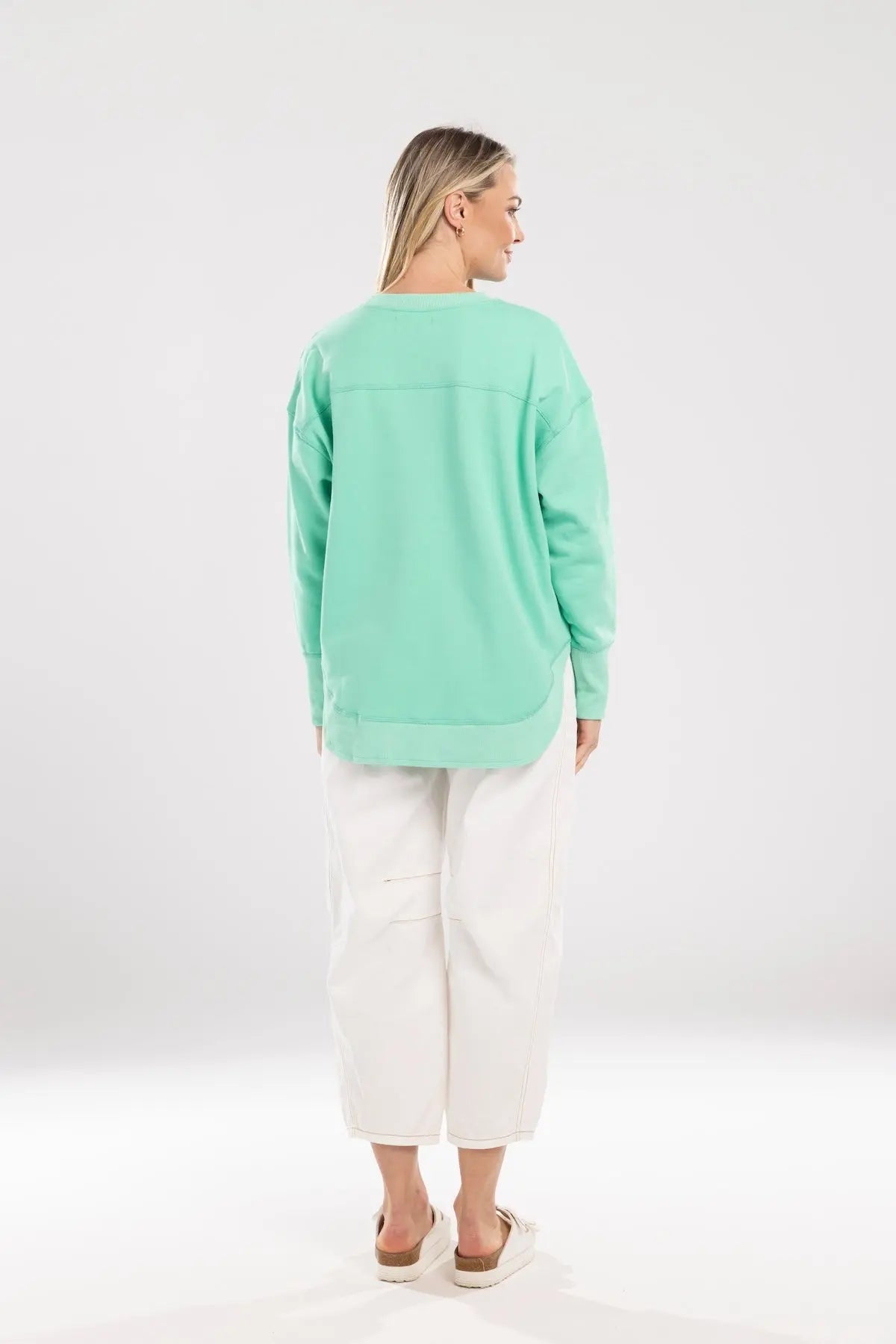 Ena Sweat Green Mimoso