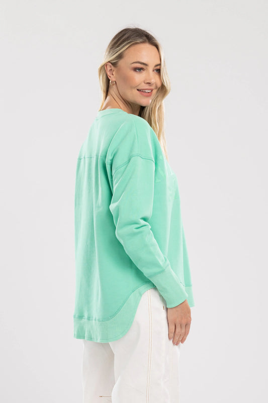 Ena Sweat Green Mimoso