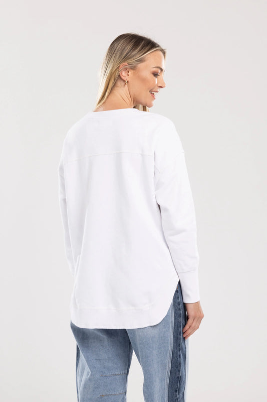 Ena Sweat White Mimoso