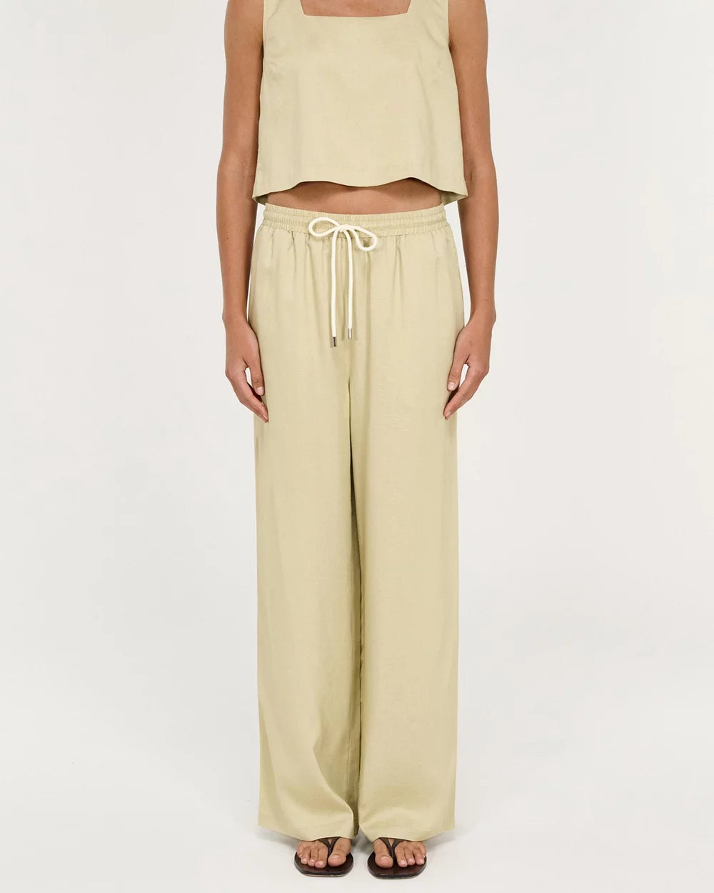 Lunel Relaxed Pant - Wasabi Staple The Label