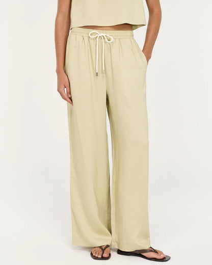 Lunel Relaxed Pant - Wasabi Staple The Label