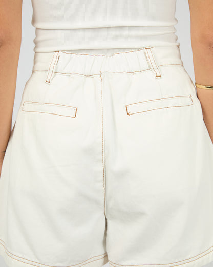 Josie Short - Vintage White All About Eve