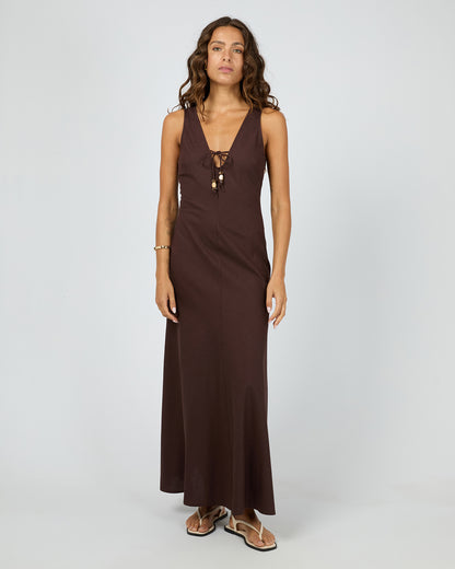 Lenni Maxi Dress | Chocolate Silent Theory