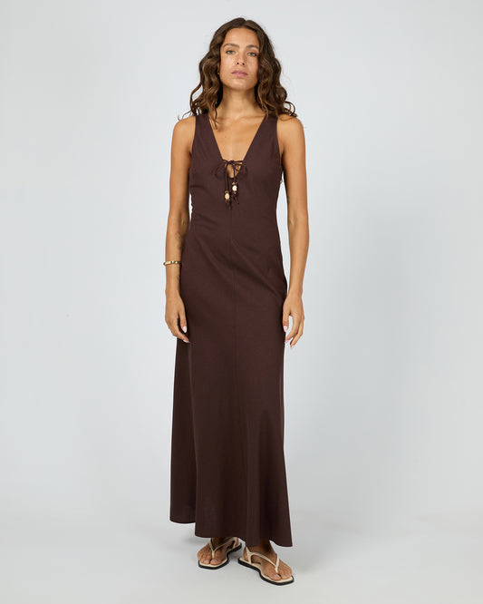 Lenni Maxi Dress | Chocolate Silent Theory