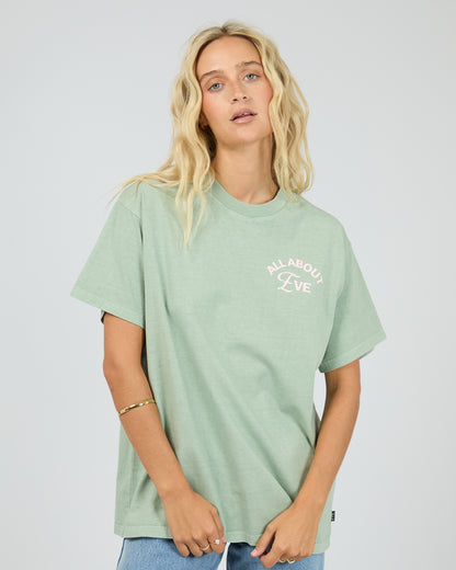 Matcha Club Relaxed Tee - Sage The Rose Edit
