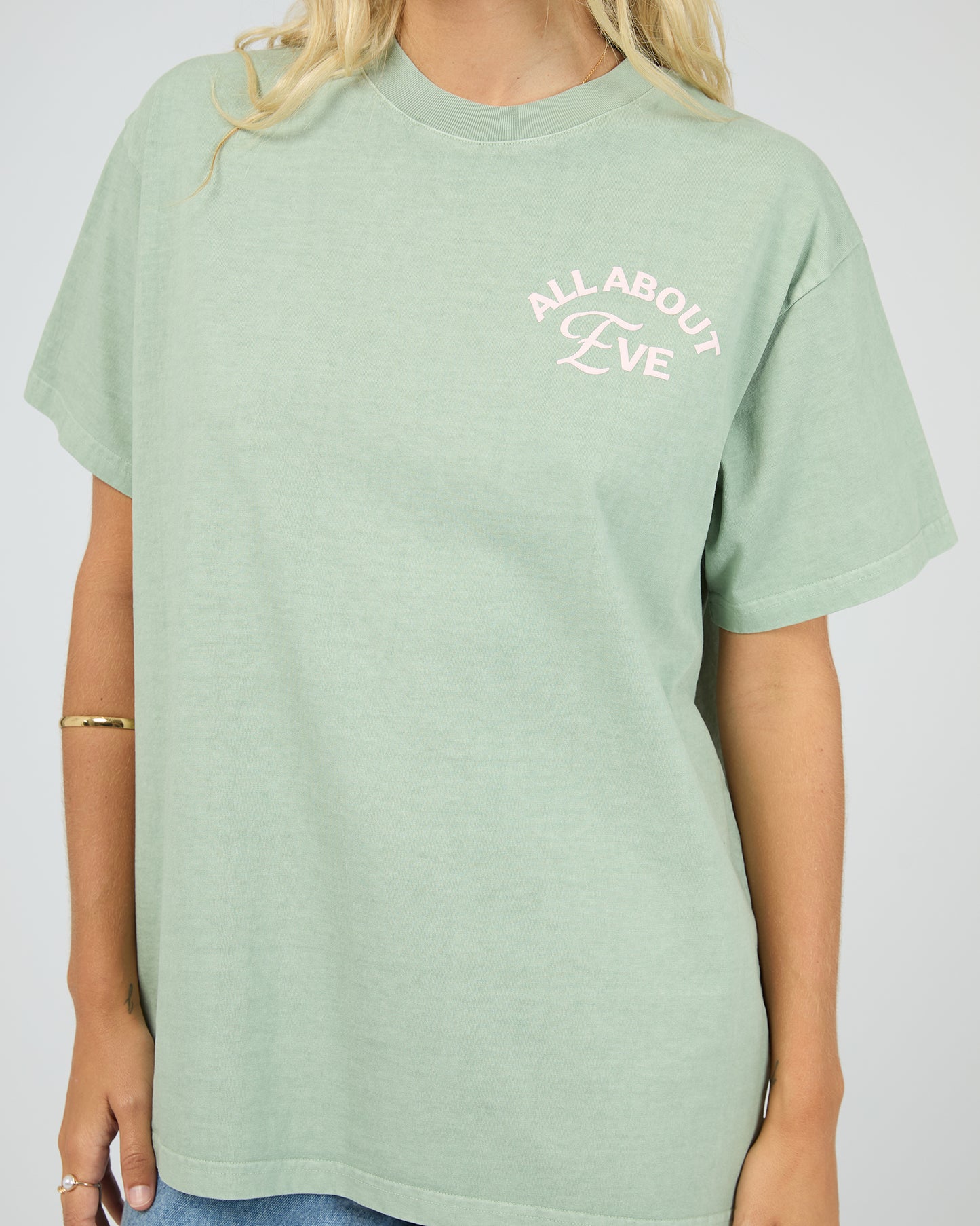 Matcha Club Relaxed Tee - Sage The Rose Edit