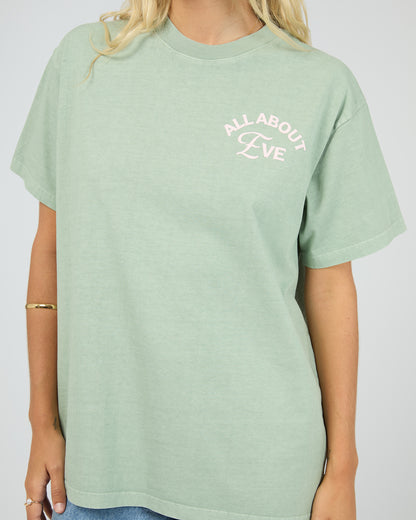 Matcha Club Relaxed Tee - Sage The Rose Edit