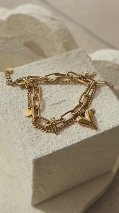 Charm Bracelet - Gold