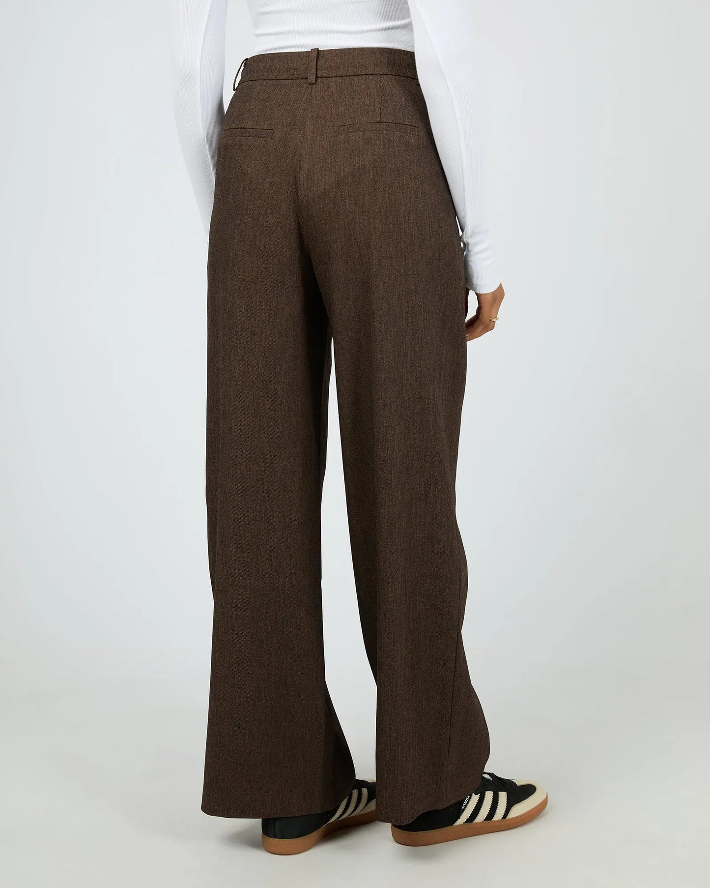 Romy Wide Leg Pant | Brown All About Eve