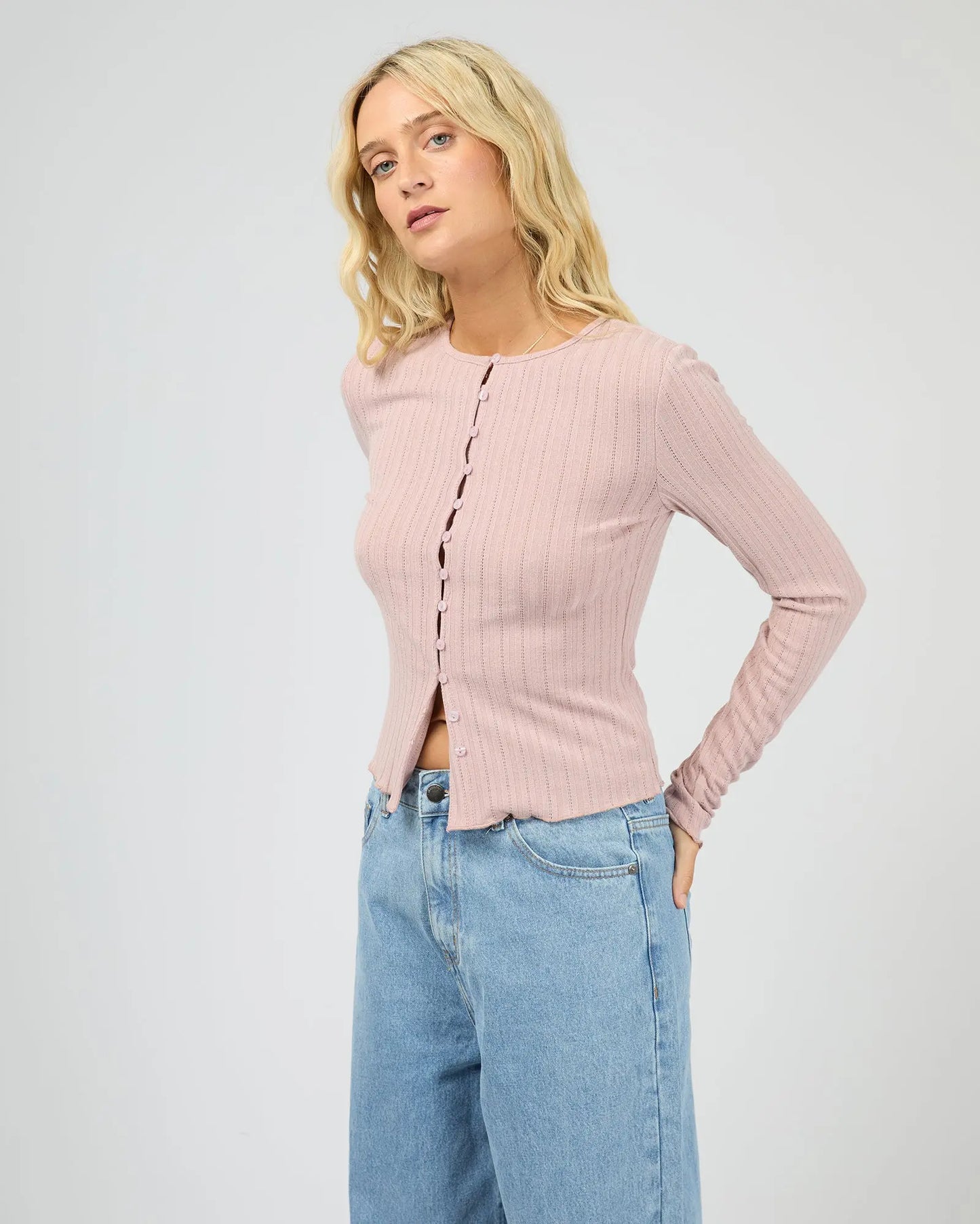 Tarni Knit Top in Fawn All About Eve