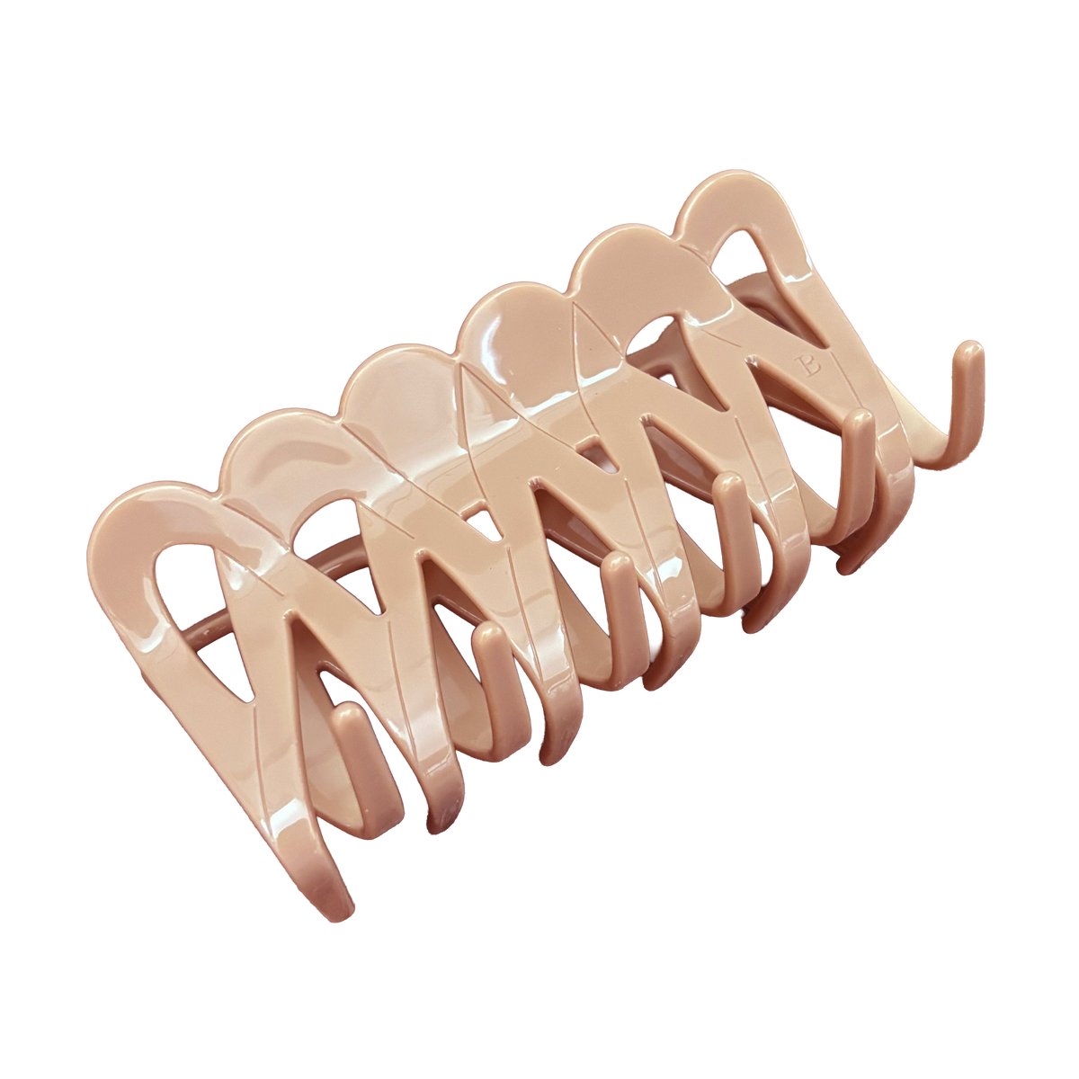 Buttermilk Weina Claw Clip in Oat Milk - The Rose Edit